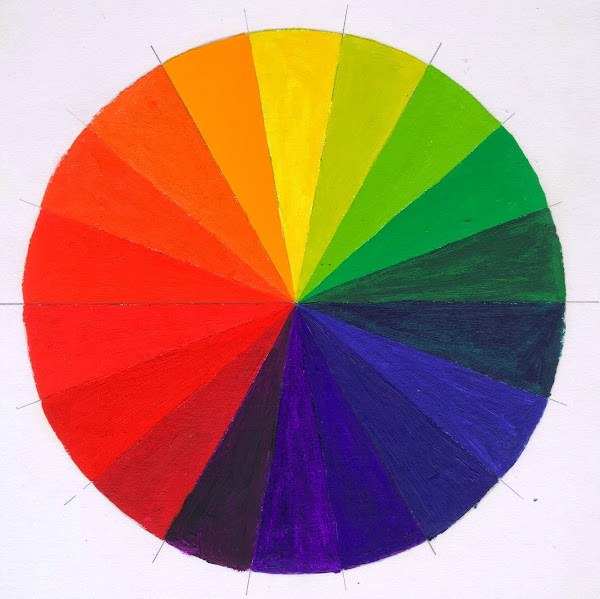 Color Value Primary Secondary Color Wheel Oil Paints Warm Cool Variations Chris Carter Artist 092811 Web Color Wheel Paint