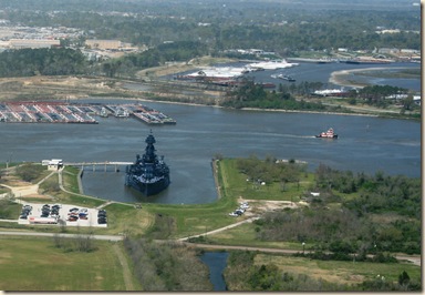 battleship from monument