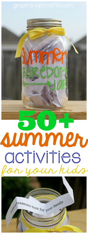 50  Summer Activities for Your Kids at GingerSnapCrafts.com #SilhouettePortrait #SilhouetteCAMEO #Silhouette #summer #kidactivities