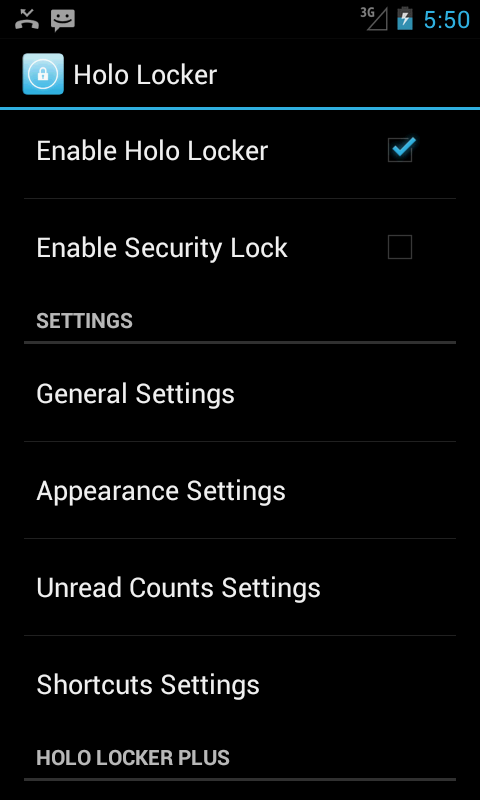 Holo Locker Plus Screen 2