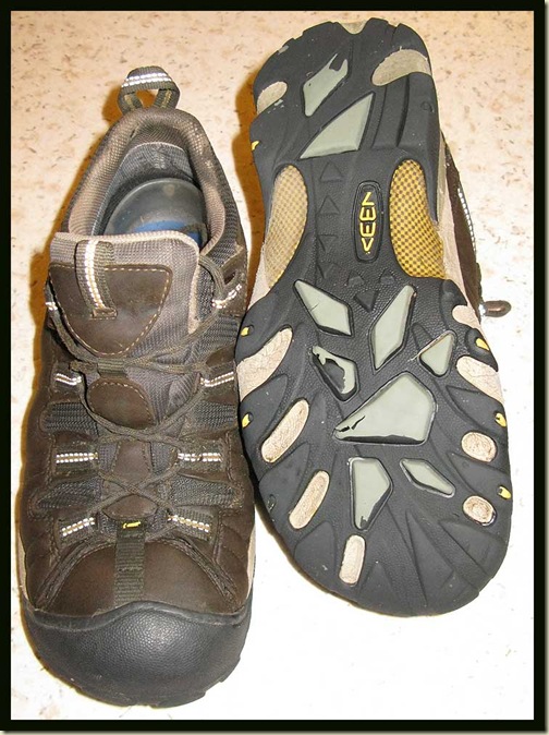 Keen Targhee 11 Walking Shoes after 650km