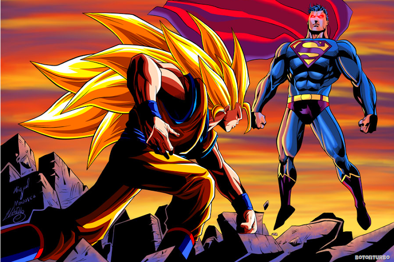 Goku SSJ3 vs Superman