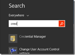 Search for 'Cred'