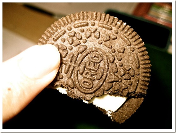 random oreo cookie given by Kaliz during Histology class