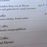 Dutch Coffe with syrupliquor is beyond taste in IJmuiden, Netherlands 