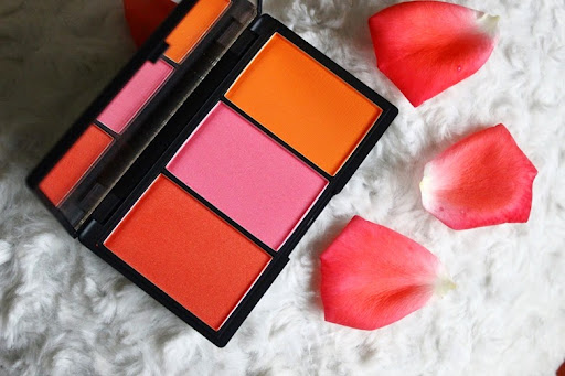 sleek orange blush