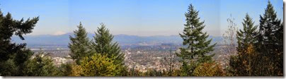 1 Panoramic View from Council Crest Park in Portland, Oregon on October 23, 2007