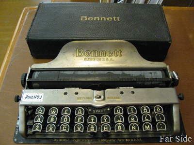 Bennett Typewriter