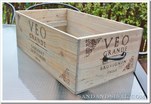 Wine crate storage 