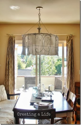 Dining room light cover