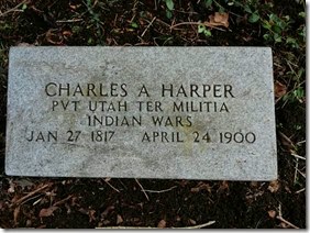 One of Charles Harper's Headstones
