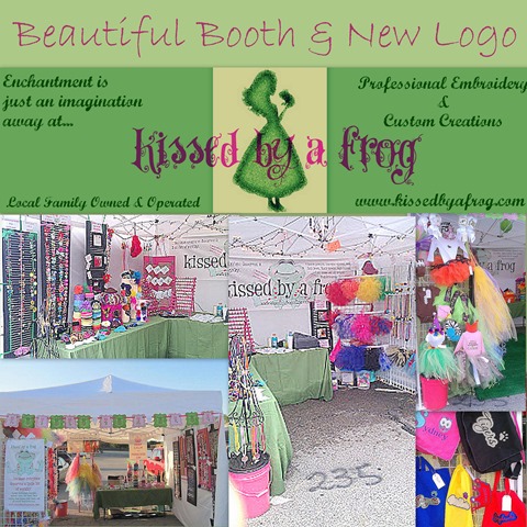 Kissed by a frog craft show booth application photo the booth new logo craft booth set up ideas picture