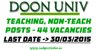 Doon-University-Jobs-2015