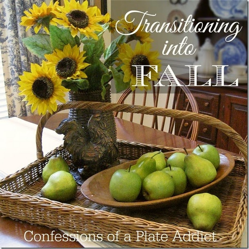 Late Summer Centerpiece...Transitioning into Fall