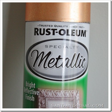 Rustoleum copper paint