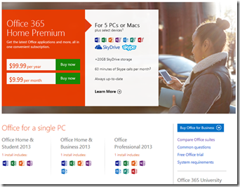 office 365 vs 2013 office 365 vs 2013