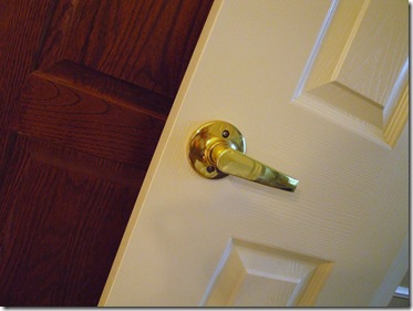 1.  Doorknob before