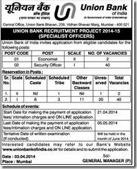 union bank of india peon recruitment 2014 form union bank of india peon recruitment 2014 form