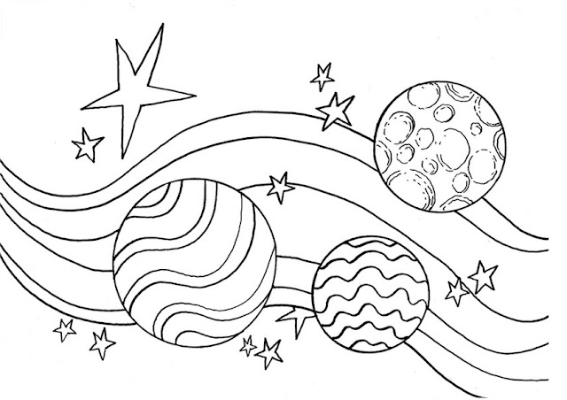 Universe Coloring Pages