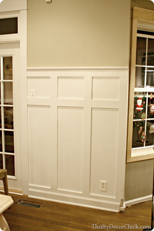 white board and batten wall