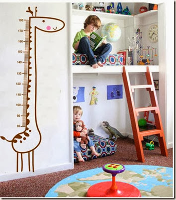 Free-Shipping-New-Giraffe-Kids-Growth-Chart-Height-Measure-For-Home-Kids-Rooms-DIY-Decoration-Wall