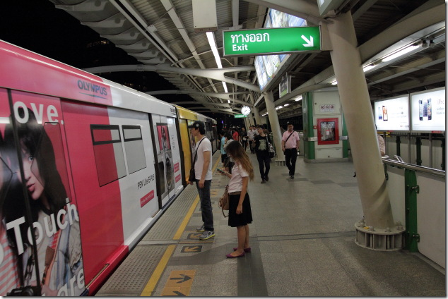 Bangkok's Skytrain, their mass transit system