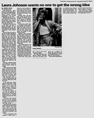 1983-08-31_Times-News - Laura Johnson wants no one to get the wrong idea
