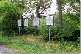 A Revolutionary War Hero grouped with three other markers