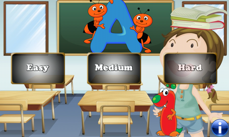 Android application Alphabet Game for Kids screenshort
