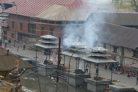 Incinerari de morti in Nepal