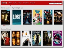 Netflixin etusivu Netflixin etusivu
