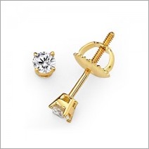 Round-Diamond-Solitaire-Studs