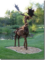 2012_08_27 16 MN Grand Rapids Metal Moose Skeleton