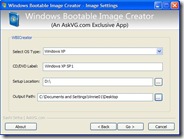 Creare immagine ISO di una cartella o CD di installazione di Windows XP, Vista o 7