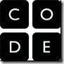 Code org logo white