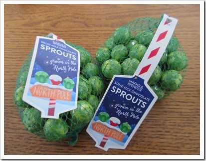 M & S Chocolate Sprouts
