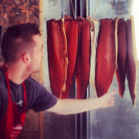 #175 - hansen and Lydersen smoked salmon at Maltby Street market