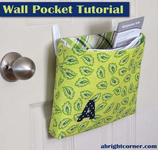 wall pocket tutorial