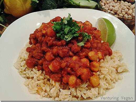 Indian lentil chickpea stew