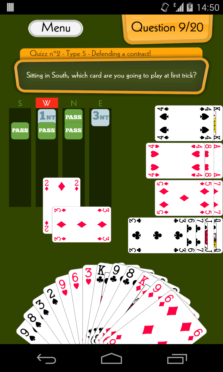 Fun Bridge Quiz Screen 2