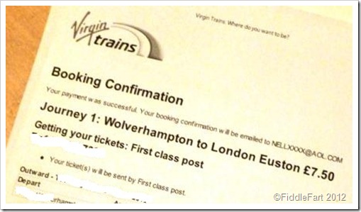 Ticket to London