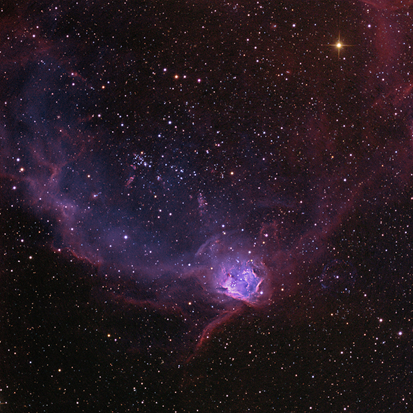 aglomerado de estrelas NGC 602