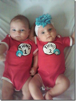 Thing 1 and Thing 2, 4 months