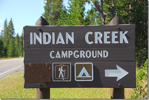 Indian Creek Sign