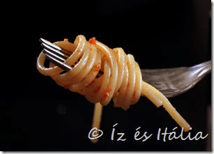 Spagetti feltekerése