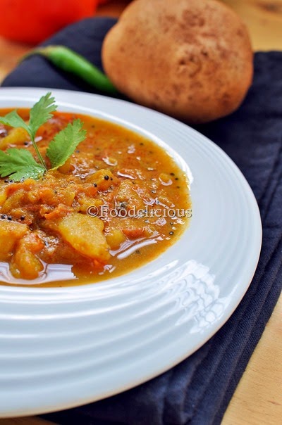 Foodelicious-Platform Potato Curry