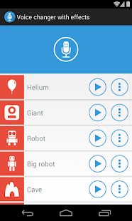 Voice changer with effects - screenshot thumbnail