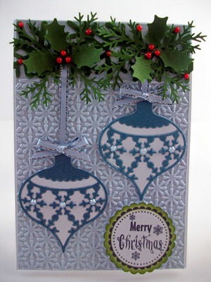 Hanging Snowflake Ornaments Card1