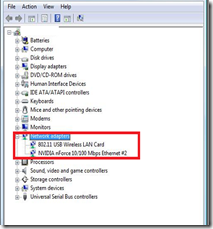 device manager wifi