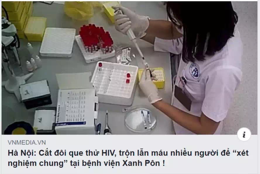 Cắt đôi que thử HIV để dùng cho 2 bệnh nhân, thậm chí trộn lẫn máu nhiều người để “xét nghiệm chung”!